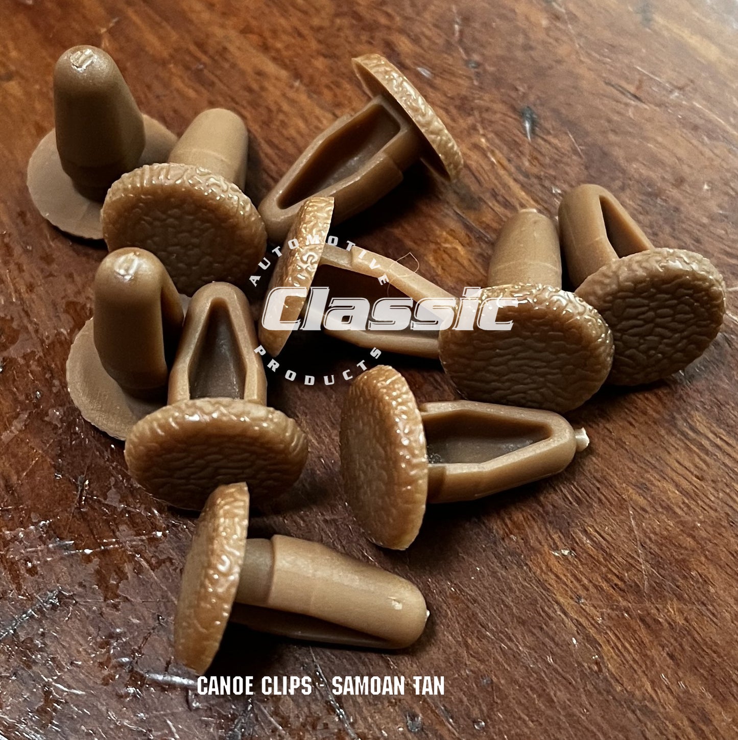 CANOE CLIP - SAMOAN TAN (Quantity 10)