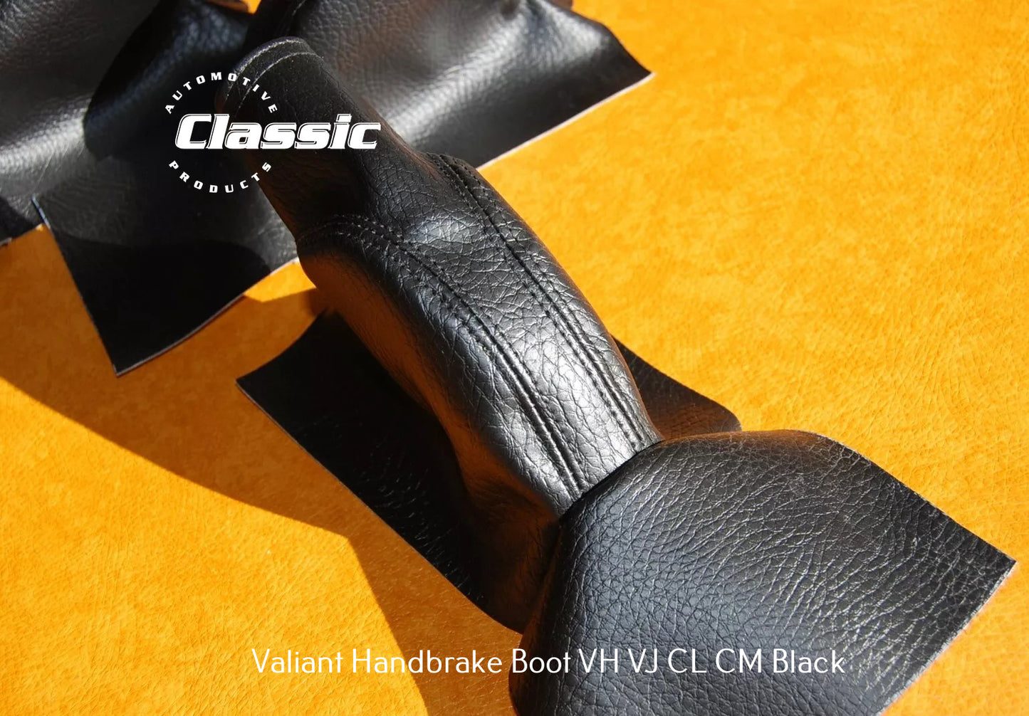 VALIANT VH VJ CL CM HAND BRAKE BOOT - BLACK