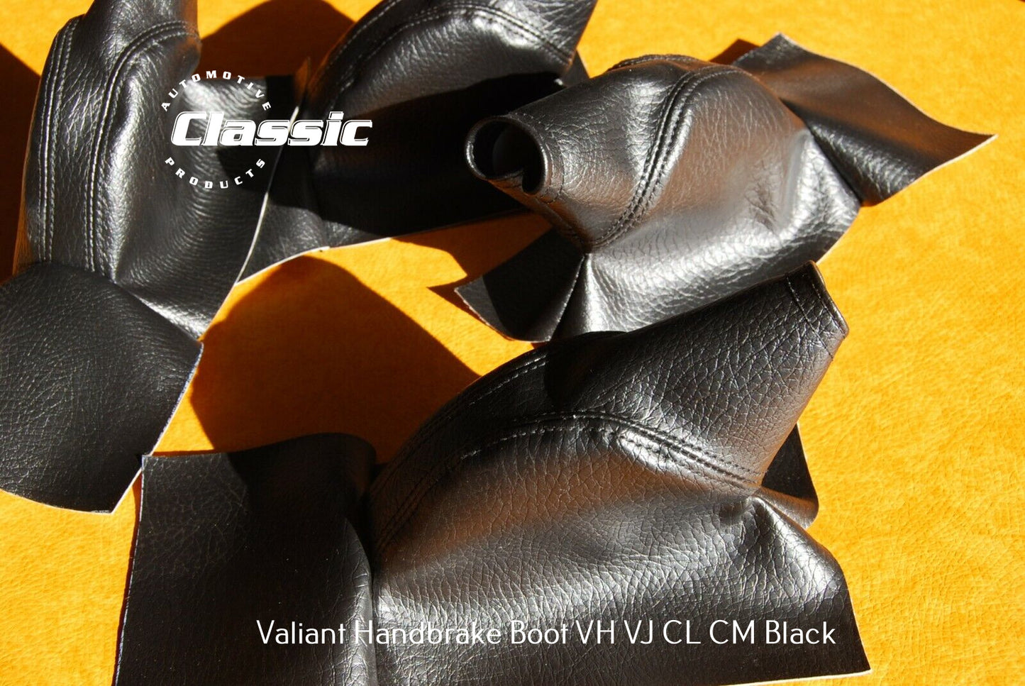 VALIANT VH VJ CL CM HAND BRAKE BOOT - BLACK