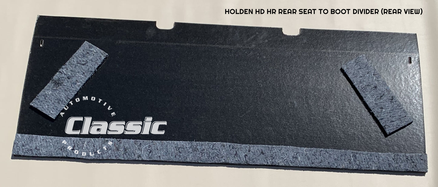 HOLDEN HD HR BUNDLE 2: Rear Seat Panel + Firewall Insulation Panel