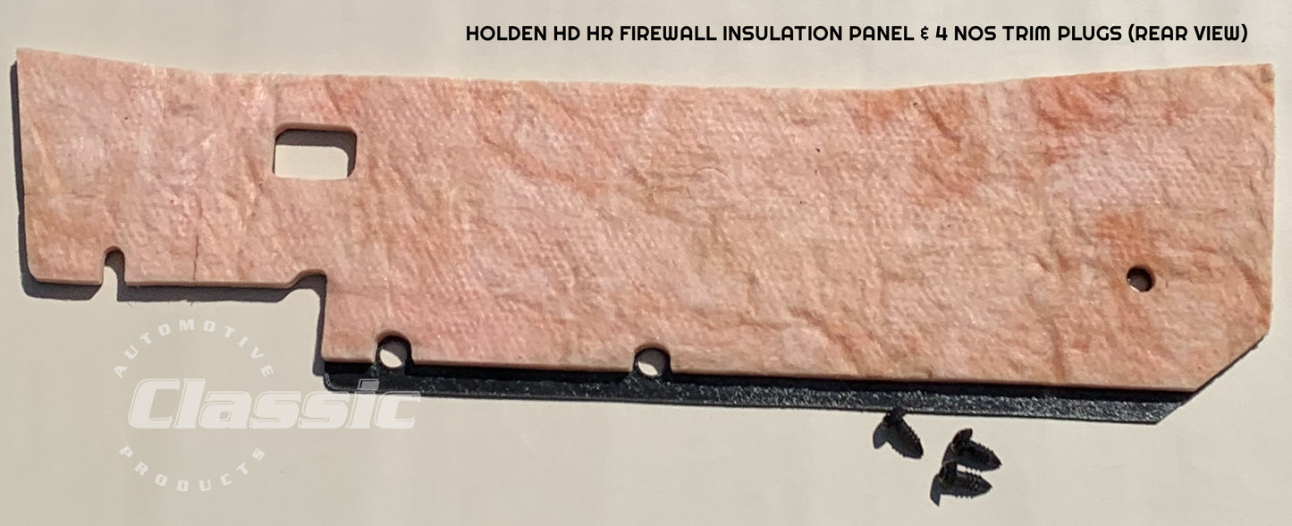 HOLDEN HD HR BUNDLE 2: Rear Seat Panel + Firewall Insulation Panel