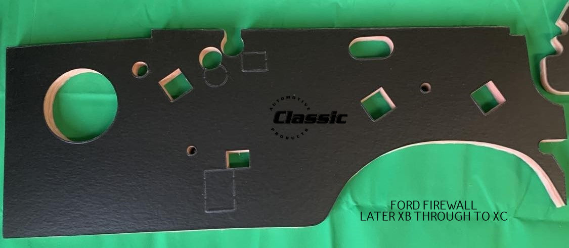 FORD LATE XB through to XC FRONT FIREWALL UNDER DASH INSULATION PANEL