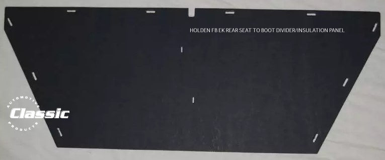 HOLDEN FB EK REAR SEAT TO BOOT DIVIDER INSULATION PANEL