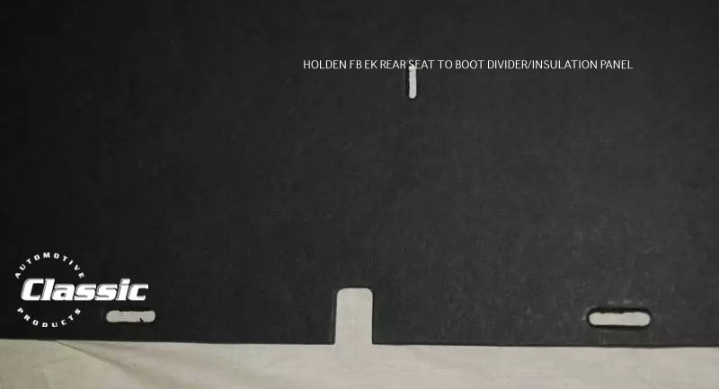 HOLDEN FB EK REAR SEAT TO BOOT DIVIDER INSULATION PANEL