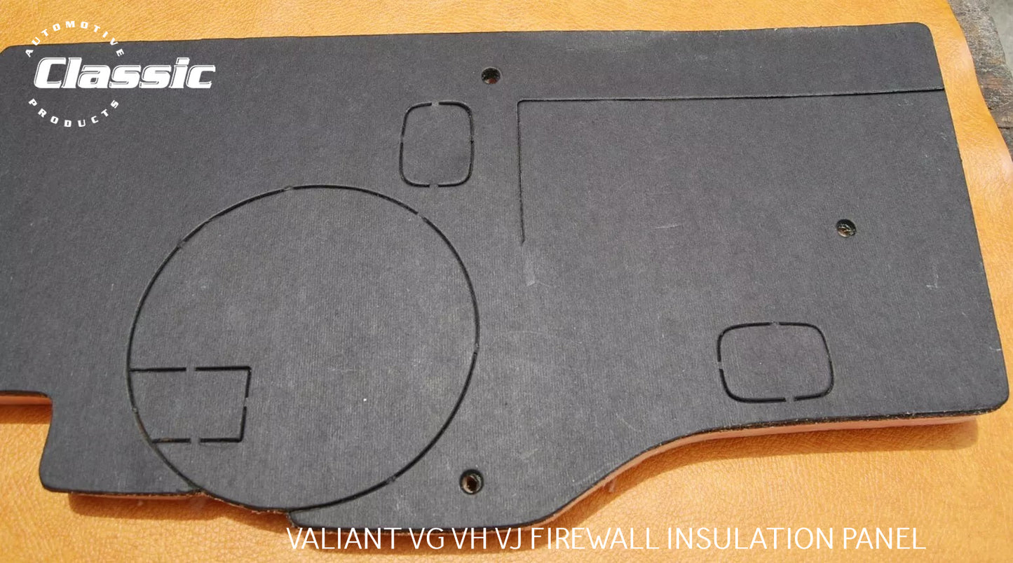 VALIANT VG VH VJ CK CL CM FIREWALL UNDER DASH INSULATION PANEL