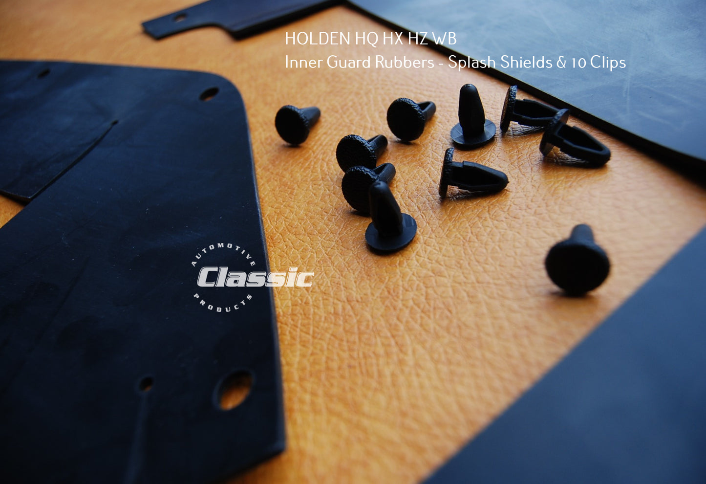 HOLDEN HQ HJ HX HZ WB Inner Guard Splash Shield Including 10 Clips