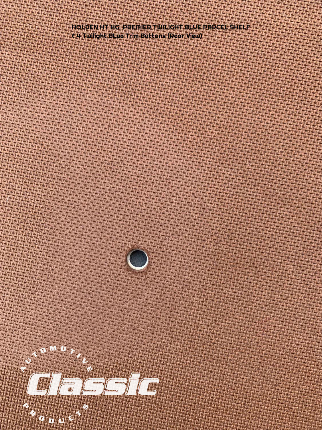 HOLDEN HT HG PREMIER PARCEL SHELF TWILIGHT BLUE & 4 Twilight Blue Trim Buttons