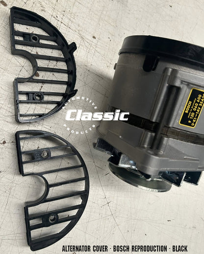 ALTERNATOR COVER BOSCH REPRODUCTION - BLACK