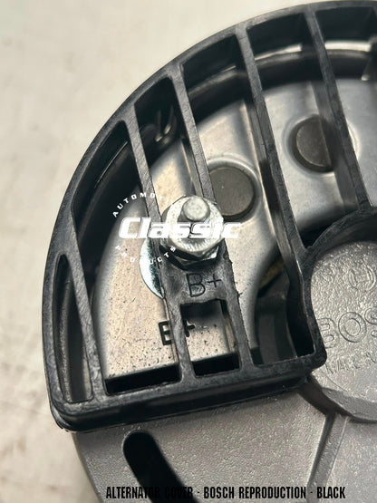 ALTERNATOR COVER BOSCH REPRODUCTION - BLACK
