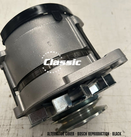 ALTERNATOR COVER BOSCH REPRODUCTION - BLACK