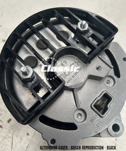 ALTERNATOR COVER BOSCH REPRODUCTION - BLACK
