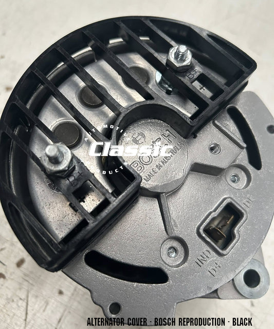 ALTERNATOR COVER BOSCH REPRODUCTION - BLACK