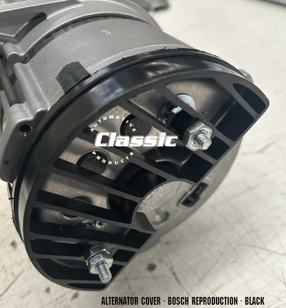 ALTERNATOR COVER BOSCH REPRODUCTION - BLACK