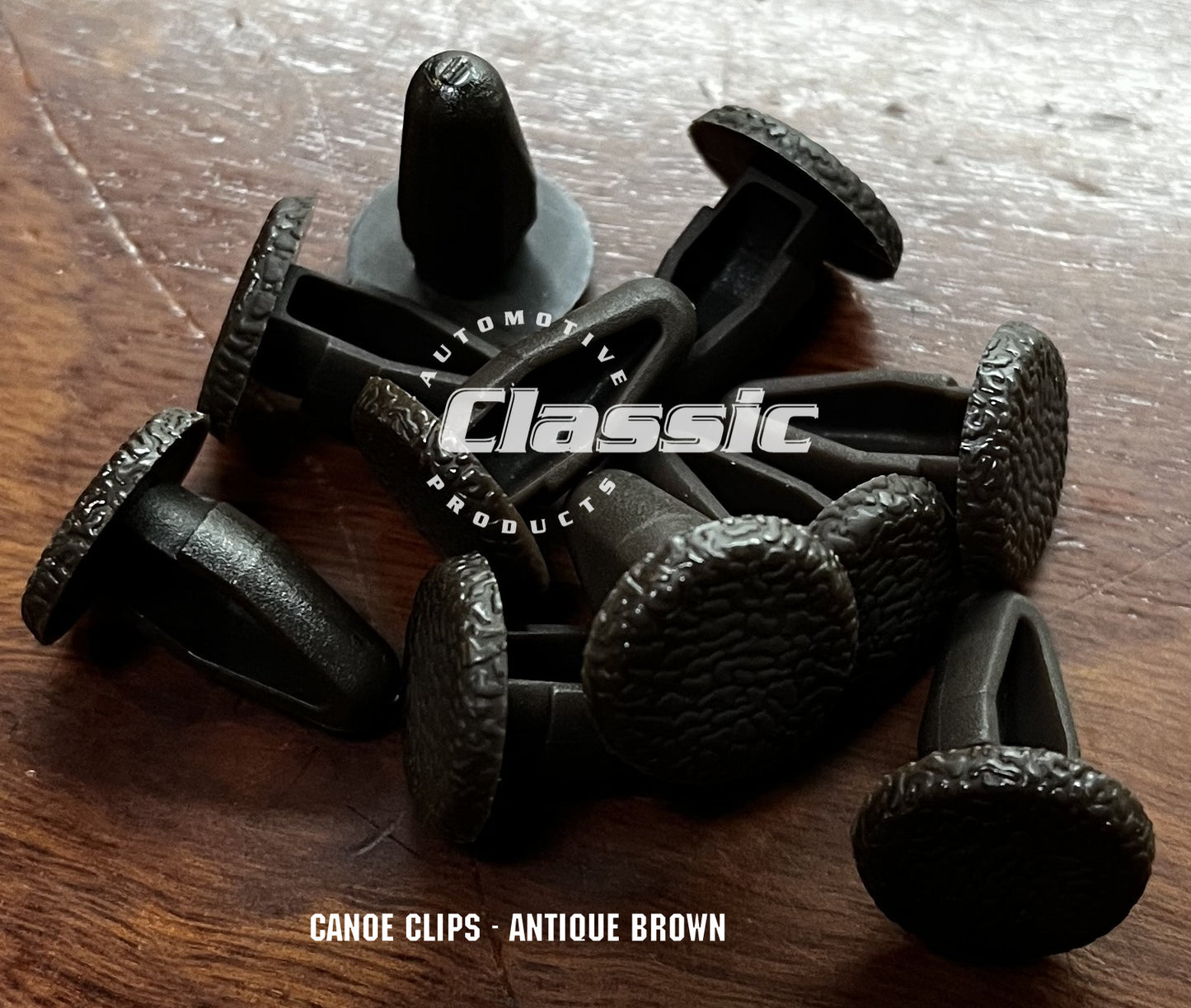 CANOE CLIP - ANTIQUE BROWN (Quantity 10)