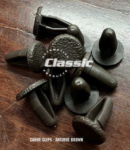 CANOE CLIP - ANTIQUE BROWN (Quantity 10)