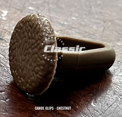 CANOE CLIP - CHESTNUT (Quantity 10)