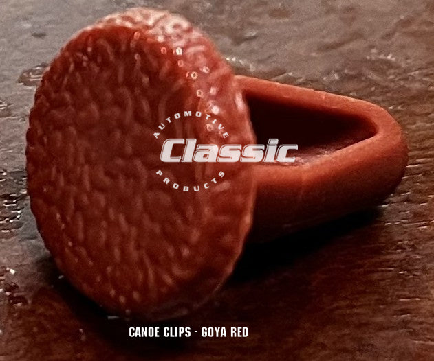 CANOE CLIP - GOYA RED (Quantity 10)