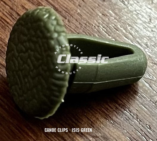 CANOE CLIP - ISIS GREEN (Quantity 10)