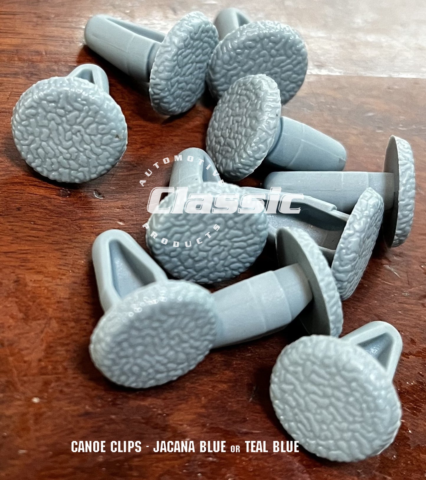 CANOE CLIP - JACANA BLUE or TEAL (Quantity 10)