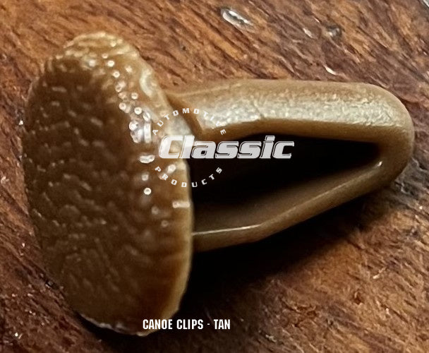 CANOE CLIP - TAN (Quantity 10)