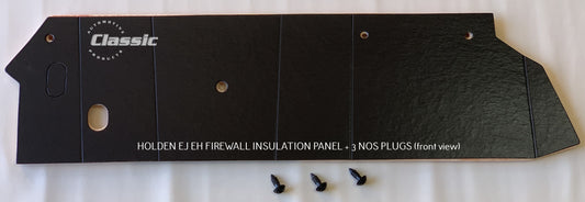 HOLDEN EJ EH FRONT FIREWALL INSULATION PANEL & 3 NOS PLUGS