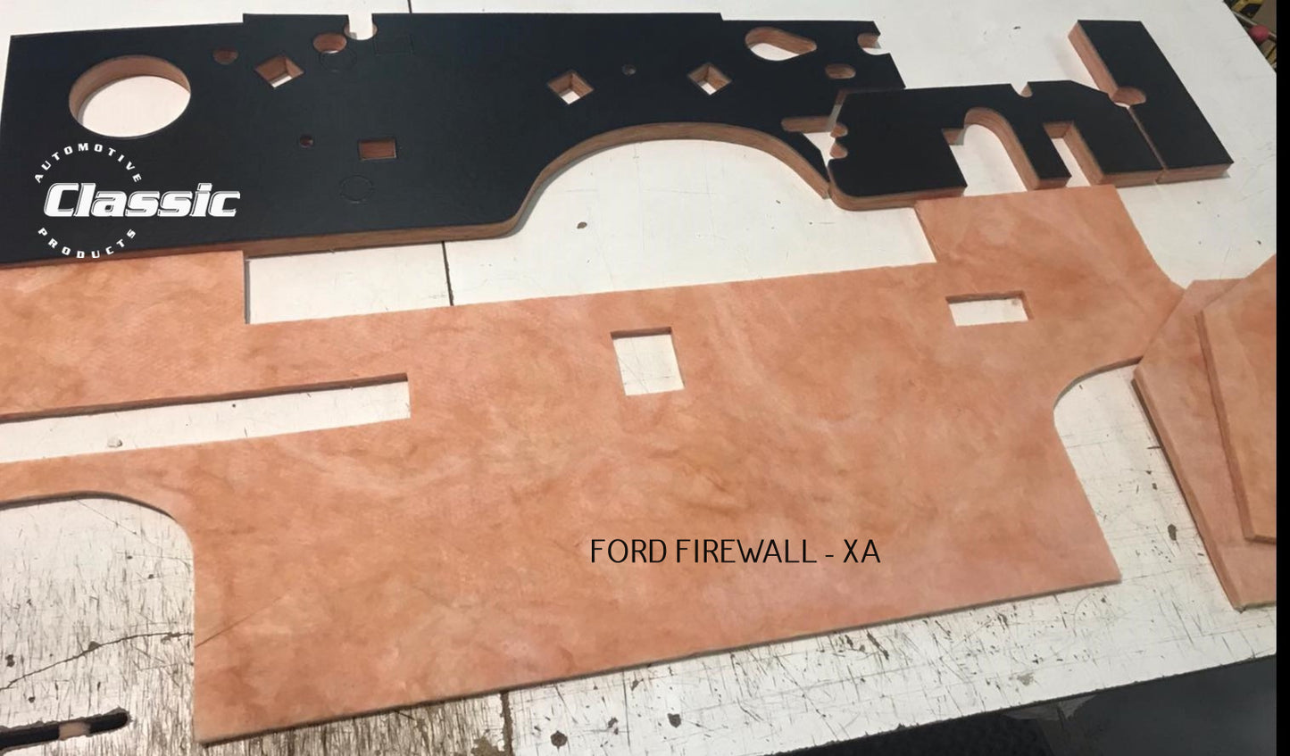 FORD XA through to EARLY XB FRONT FIREWALL UNDER DASH INSULATION PANEL