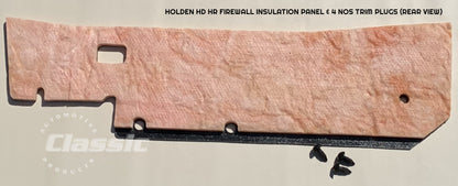 HOLDEN HD HR BUNDLE 3: Rear Seat Panel + Pair Kick Panels + Firewall Insulation Panel