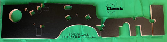 FORD LATE XB through to XC FRONT FIREWALL UNDER DASH INSULATION PANEL