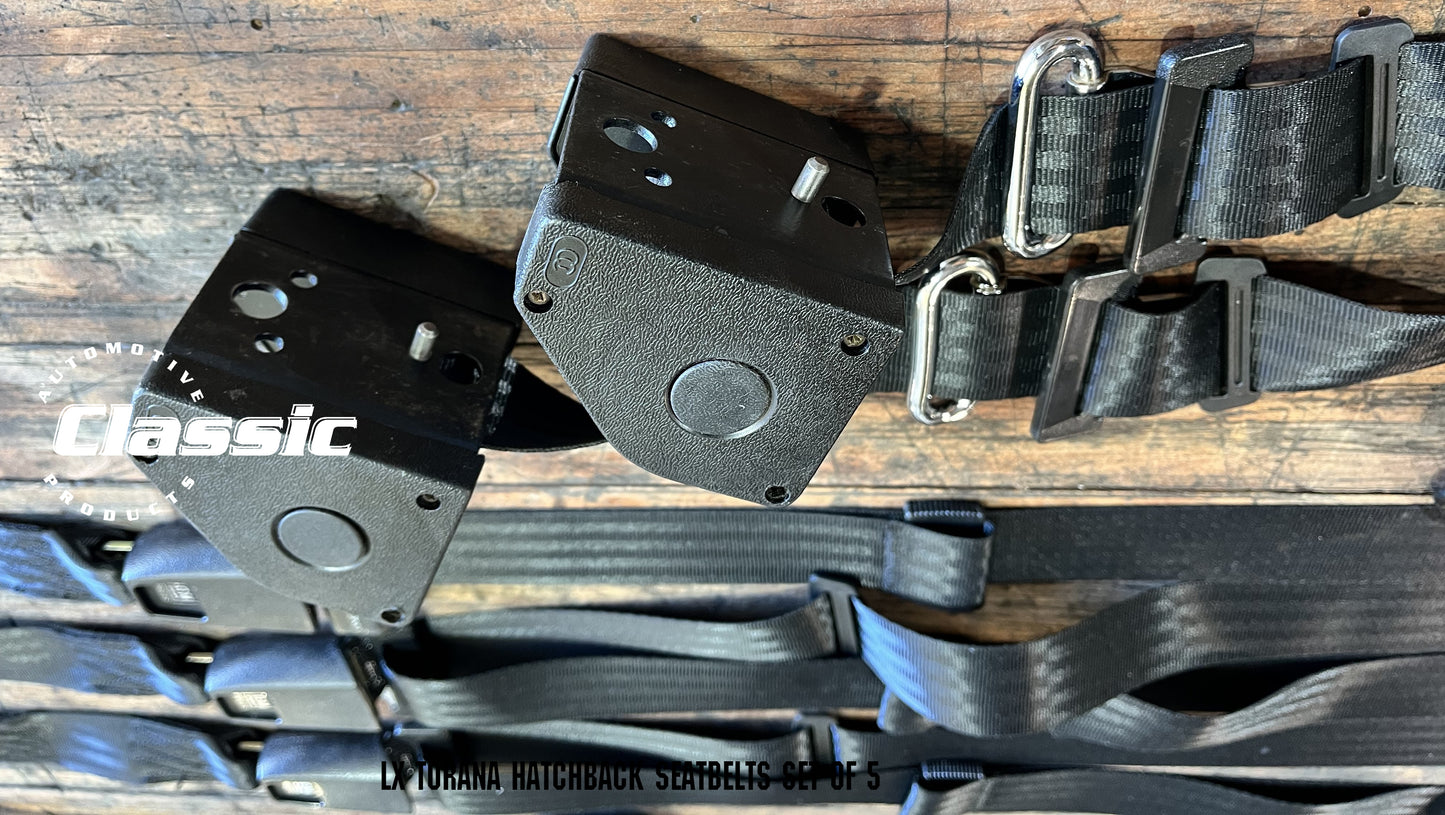 HOLDEN LX TORANA HATCHBACK SEATBELTS