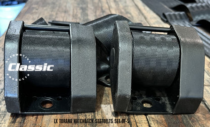 HOLDEN LX TORANA HATCHBACK SEATBELTS