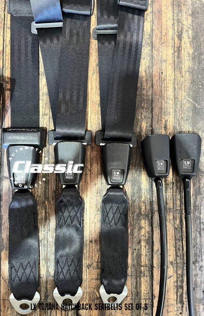 HOLDEN LX TORANA HATCHBACK SEATBELTS