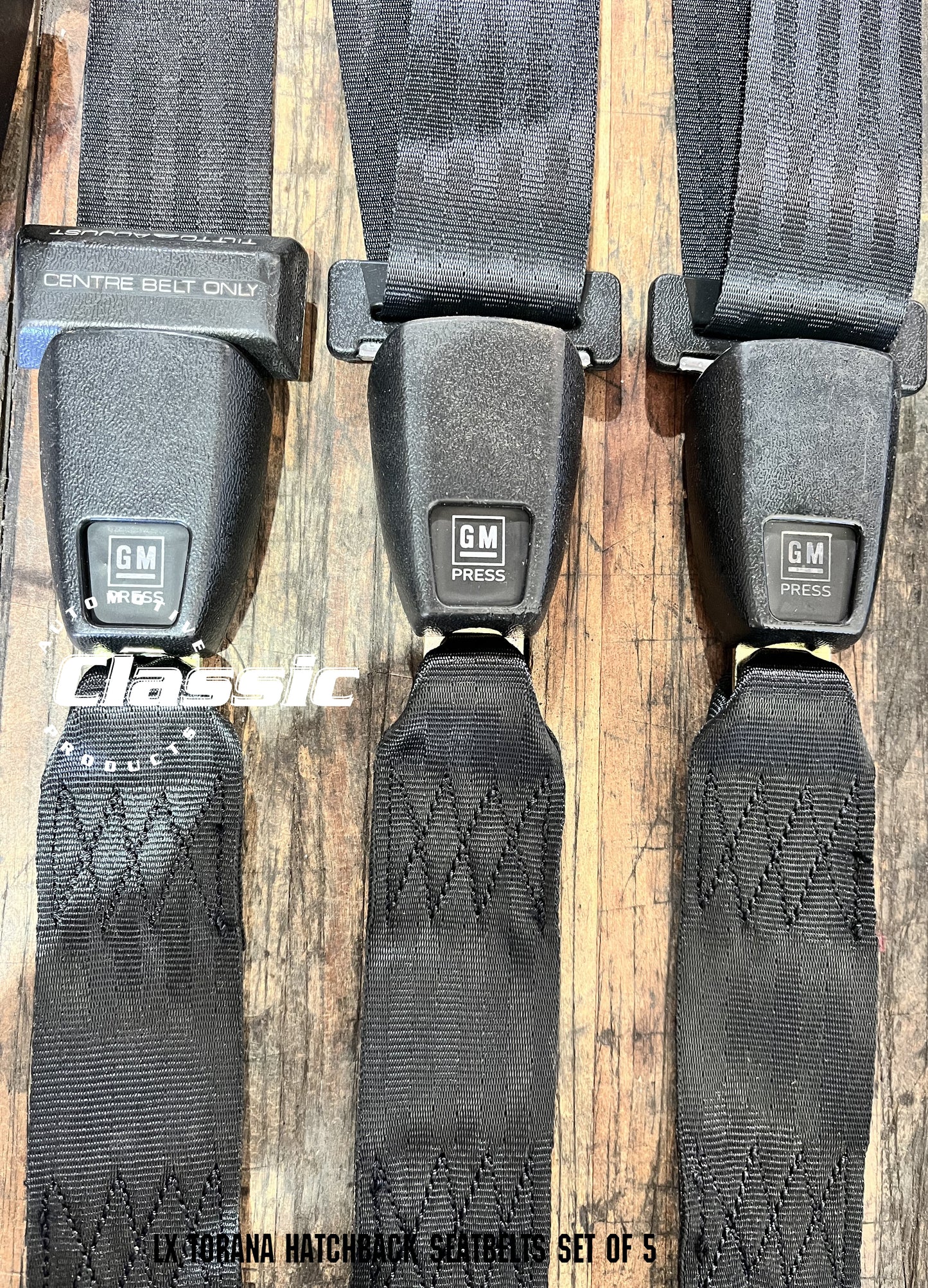 HOLDEN LX TORANA HATCHBACK SEATBELTS