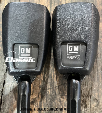 HOLDEN LX TORANA HATCHBACK SEATBELTS