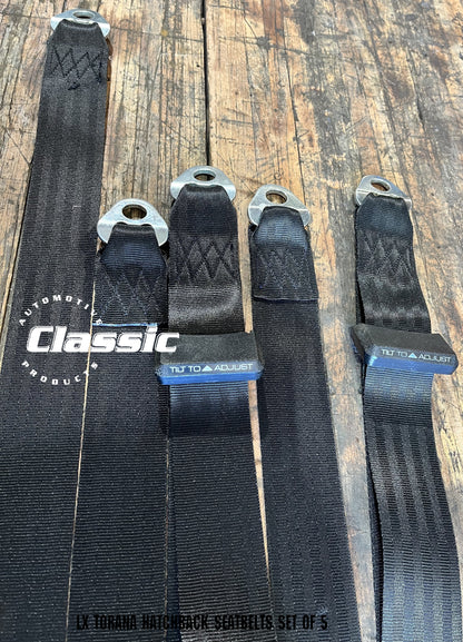 HOLDEN LX TORANA HATCHBACK SEATBELTS