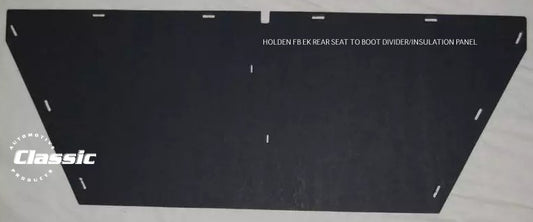 HOLDEN FB EK REAR SEAT TO BOOT DIVIDER INSULATION PANEL