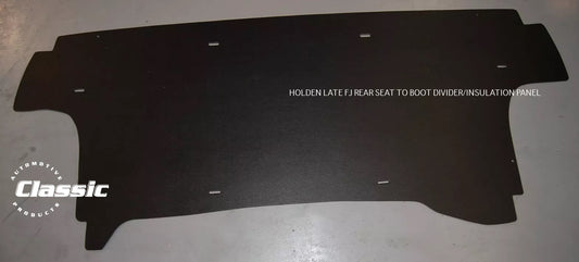 HOLDEN LATE FJ REAR SEAT TO BOOT DIVIDER INSULATION PANEL