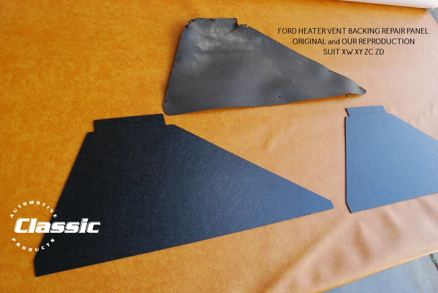 FORD XW XY ZC ZD HEATER VENT BACKING REPAIR PANEL