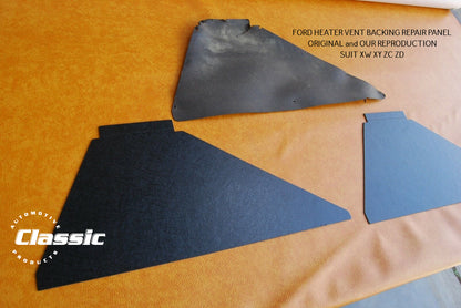 FORD XW XY ZC ZD HEATER VENT BACKING REPAIR PANEL