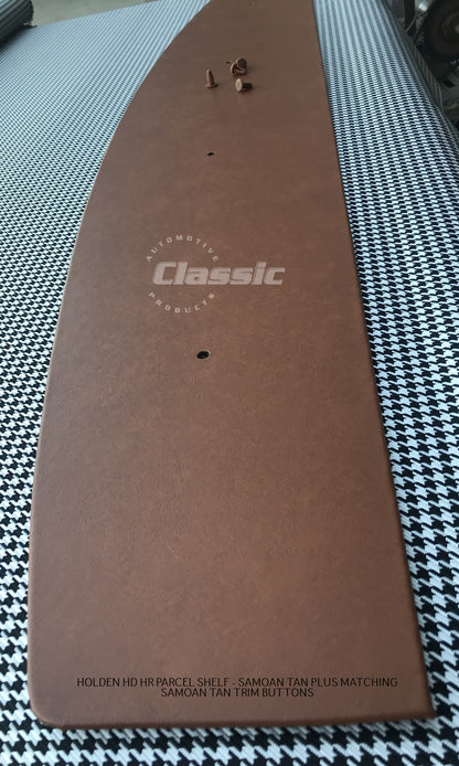 HOLDEN  HD HR PARCEL SHELF SAMOAN TAN & 4 Samoan Tan Trim Buttons