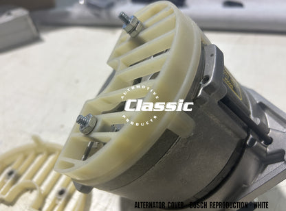 ALTERNATOR COVER BOSCH REPRODUCTION - WHITE