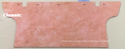 FORD XA XB XC REAR SEAT INSULATION PANEL BOARD