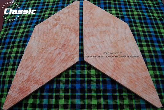 FORD XW XY ZC ZD C PILLAR INSULATION KIT UNDER HEAD LINING