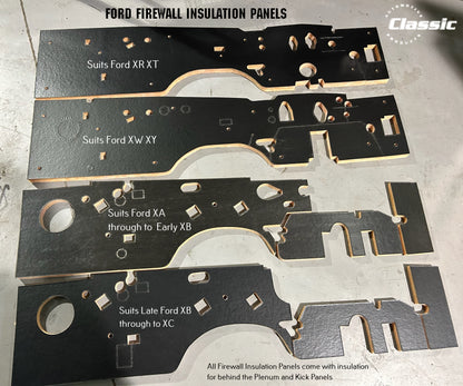 FORD XR XT FRONT FIREWALL UNDER DASH INSULATION PANEL