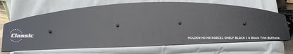 HOLDEN  HD HR PARCEL SHELF BLACK & 4 Black Trim Buttons