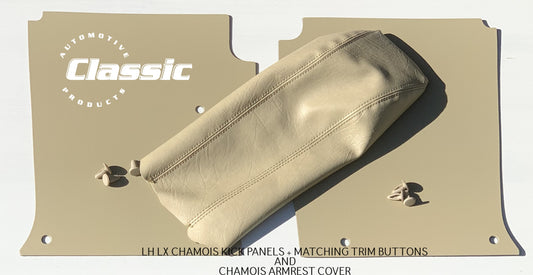 HOLDEN LH LX Side Kick Panels CHAMOIS & CHAMOIS Armrest Cover