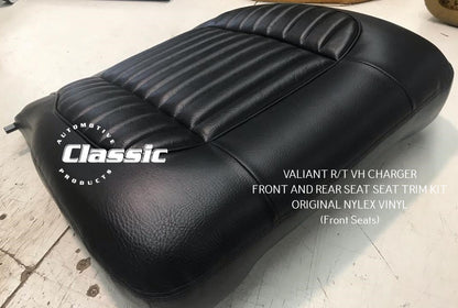 VALIANT R/T VH CHARGER FRONT AND REAR SEAT SEAT TRIM KIT ORIGINAL NYLEX VINYL