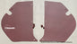 HOLDEN HD HR Side Kick Panels GOYA RED (pair) Inc Goya Red Trim Buttons