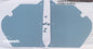 HOLDEN HT HG Side Kick Panels TWILIGHT BLUE (pair) Inc 6 Twilight Blue Trim Buttons