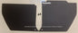 HOLDEN HQ EARLY Pre 10/73 Side Kick Panels BLACK (pair) Inc 2 Black Trim Buttons