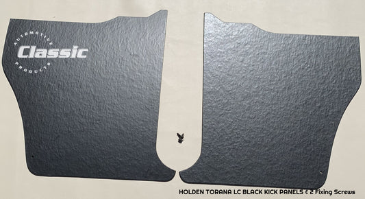 HOLDEN LC Side Kick Panels BLACK (pair) Inc 2 Black Fixing Screws